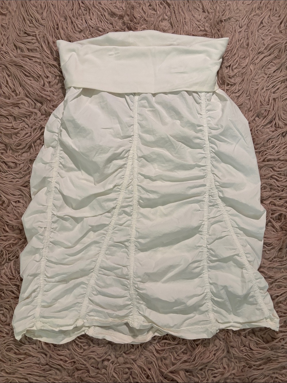 Hot Mamma (Boutique) Ruched Foldover Skirt